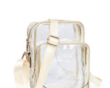 Champagne Clear Crossbody Bag