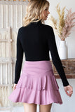 Light Purple Ruffle Skirt