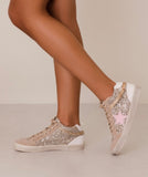 Light Gold Star Sneakers