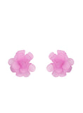 Acrylic Flower Petal Earrings