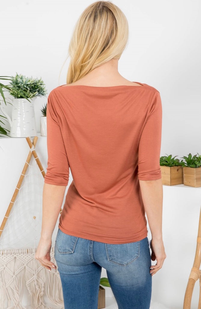 Asymmetrical Brick Top