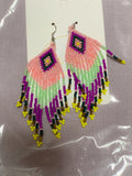 Bohemian Multi Beaded Earrings