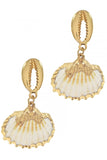 Double Seashell Earrings