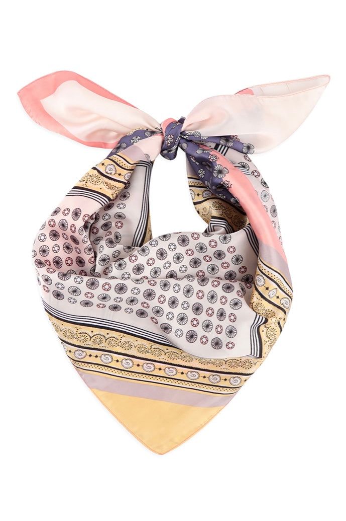 Silky Multi Pattern Scarfs