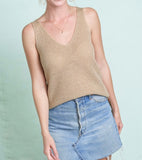 knitted Down Sweater Tank
