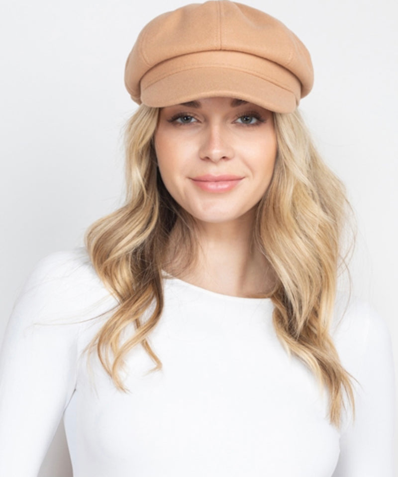 Newsboy Wool Hat
