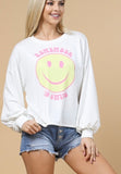 Smiley Face Graphic Top