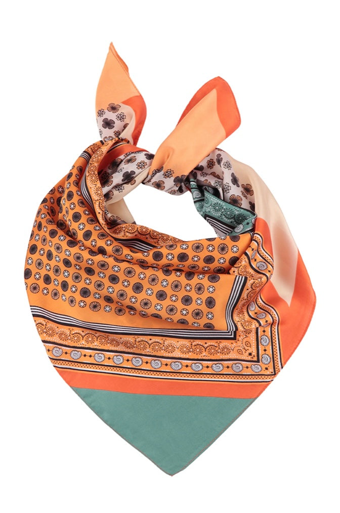 Silky Multi Pattern Scarfs