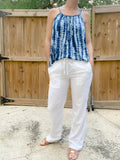 White Linen Pants