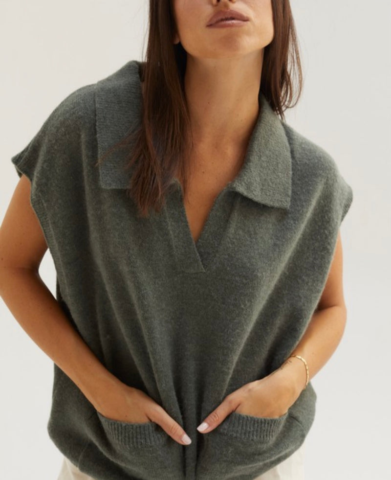 Pine Polo Sweater Vest