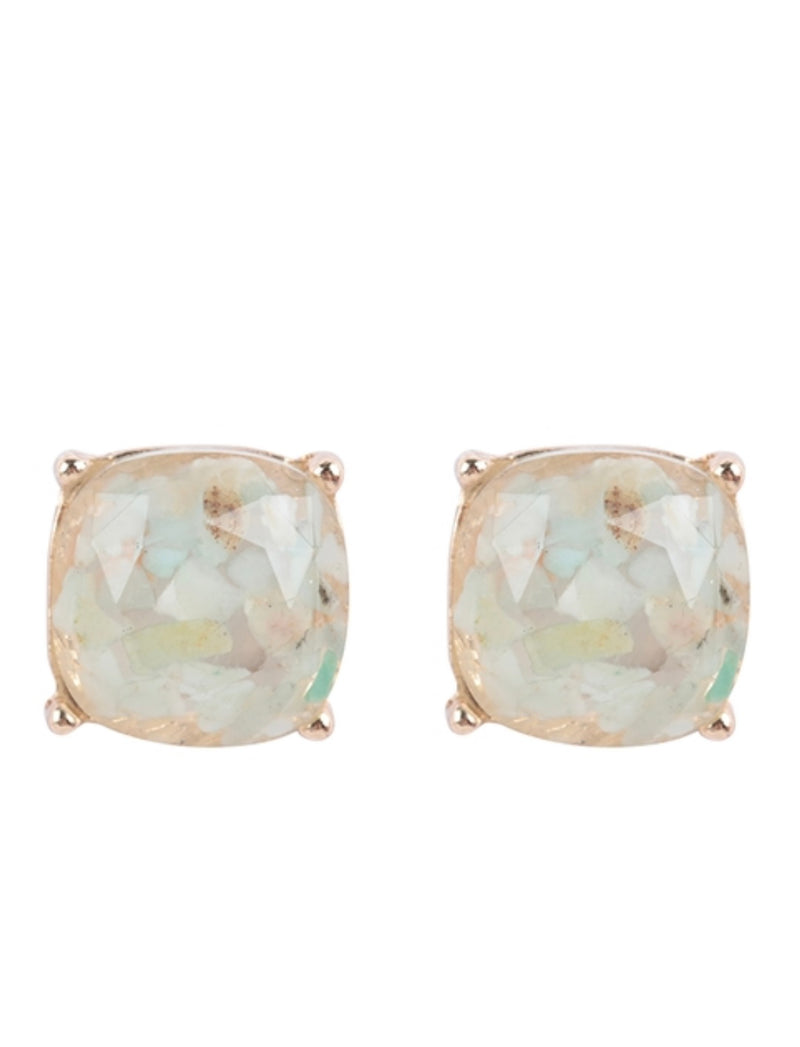 Semi Precious Stone Earrings