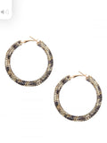 Rhinestone Statement Hoops